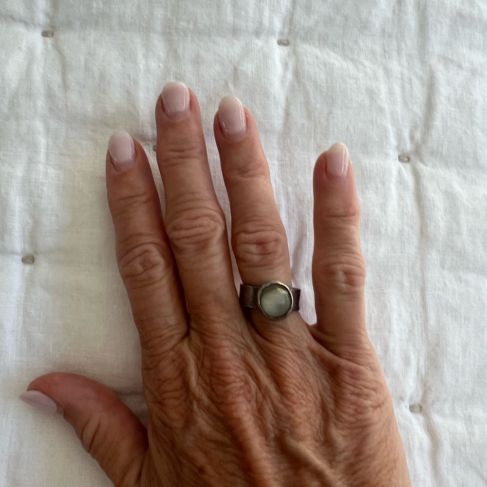 Sterling Silver Ring with Stone
